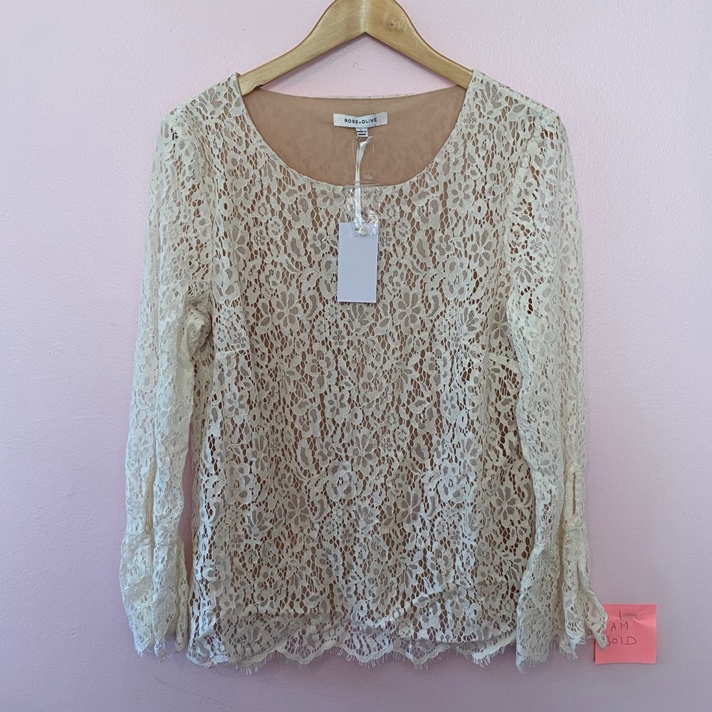 Rose and Olive Top